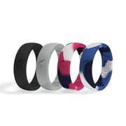 Women's Silicone Ring 4-Pack